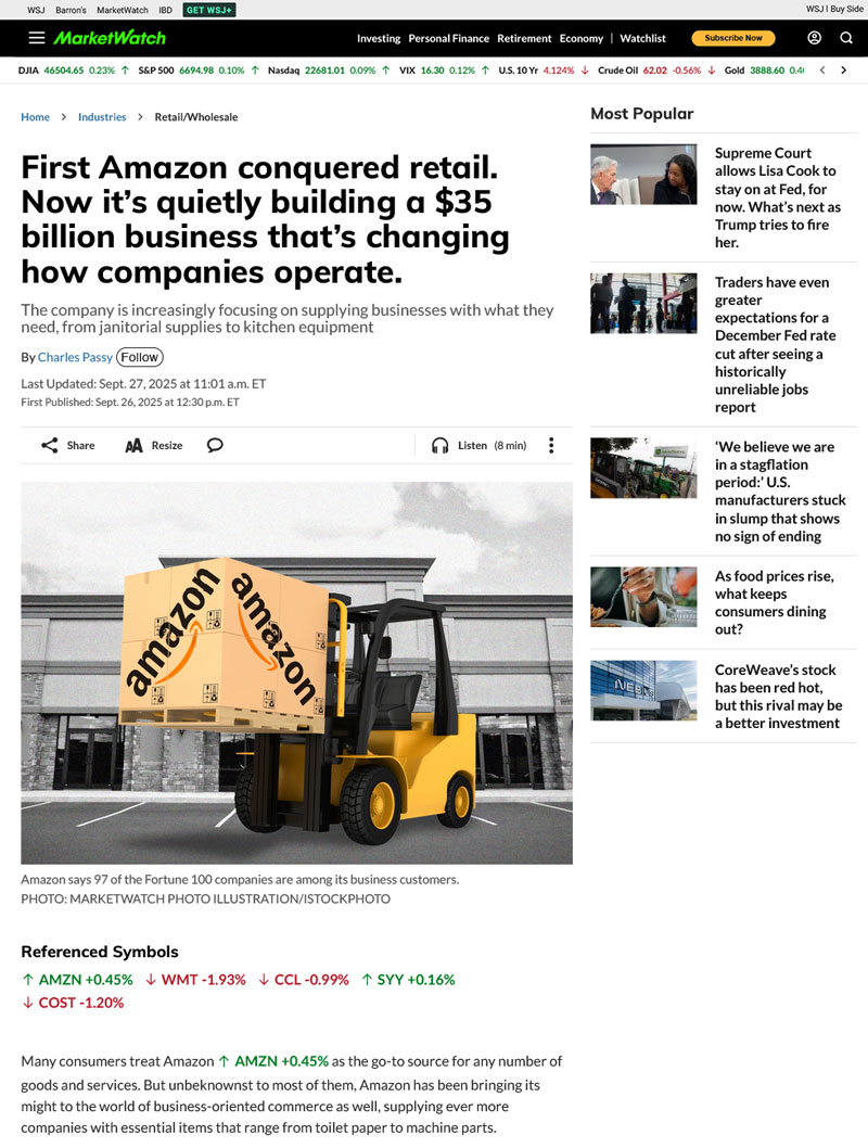 MarketWatch screen grab